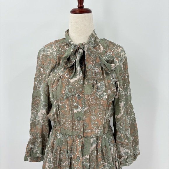 Buru Pink Label Paisley Floral Maxi Dress Extra Small - Picture 14 of 14